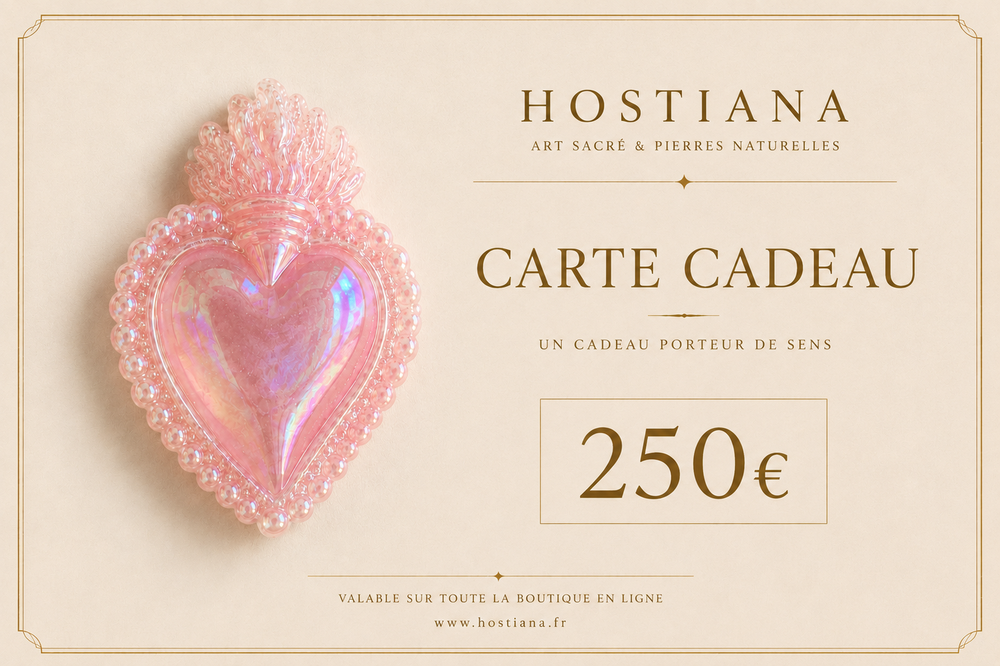 Carte-cadeau Hostiana