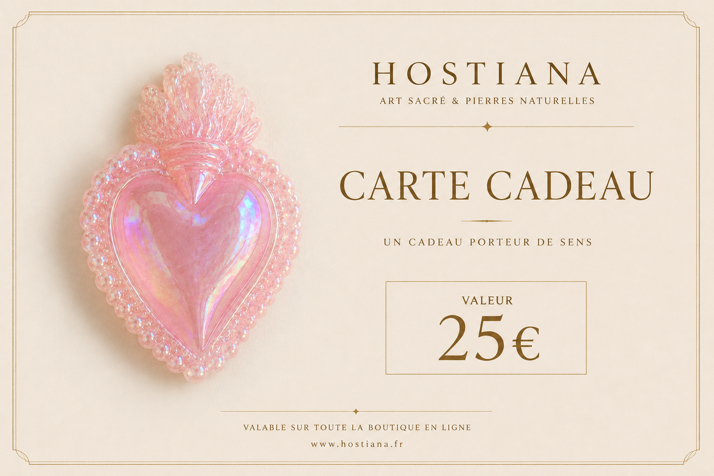 Carte-cadeau Hostiana