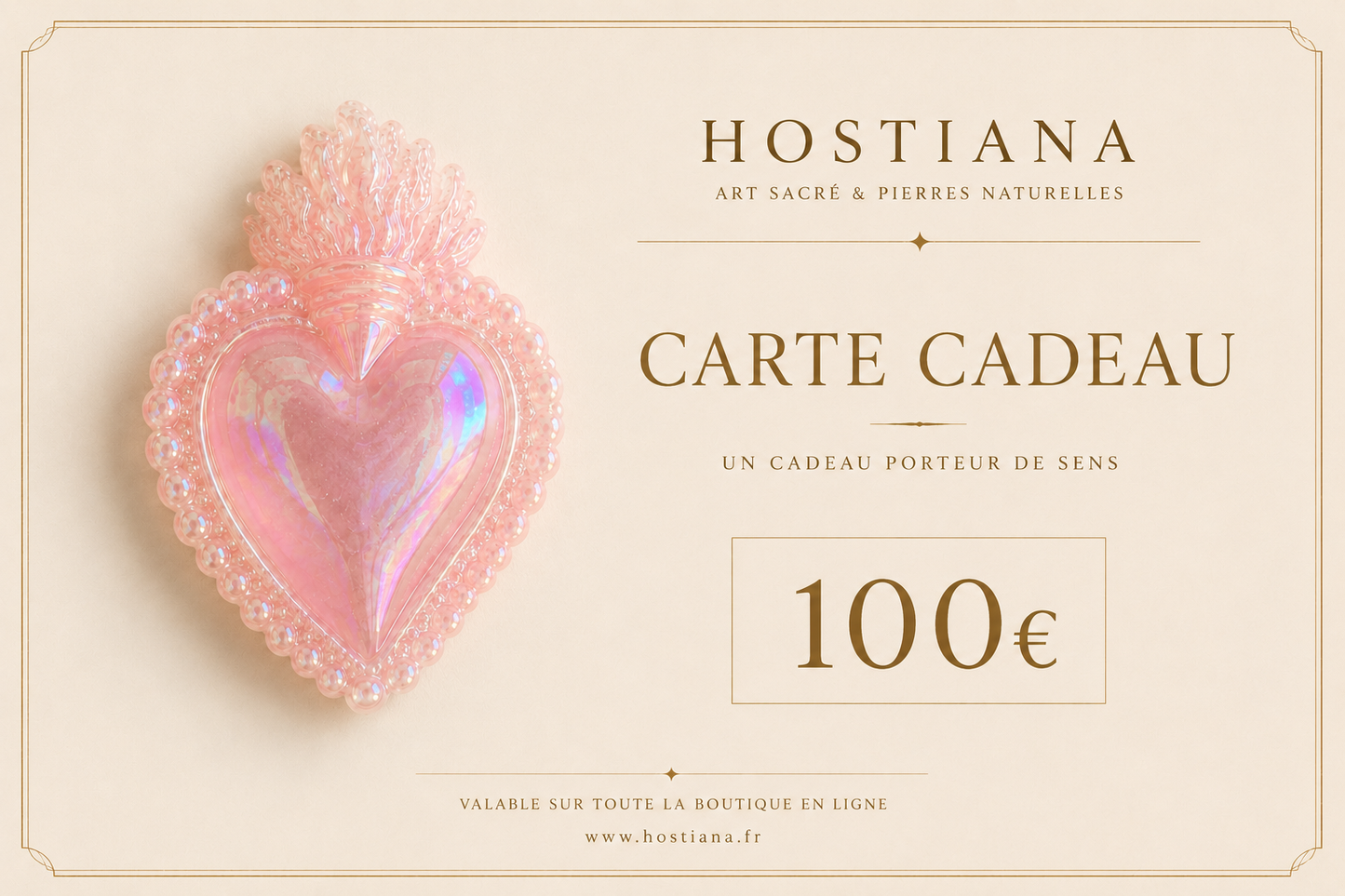 Carte-cadeau Hostiana