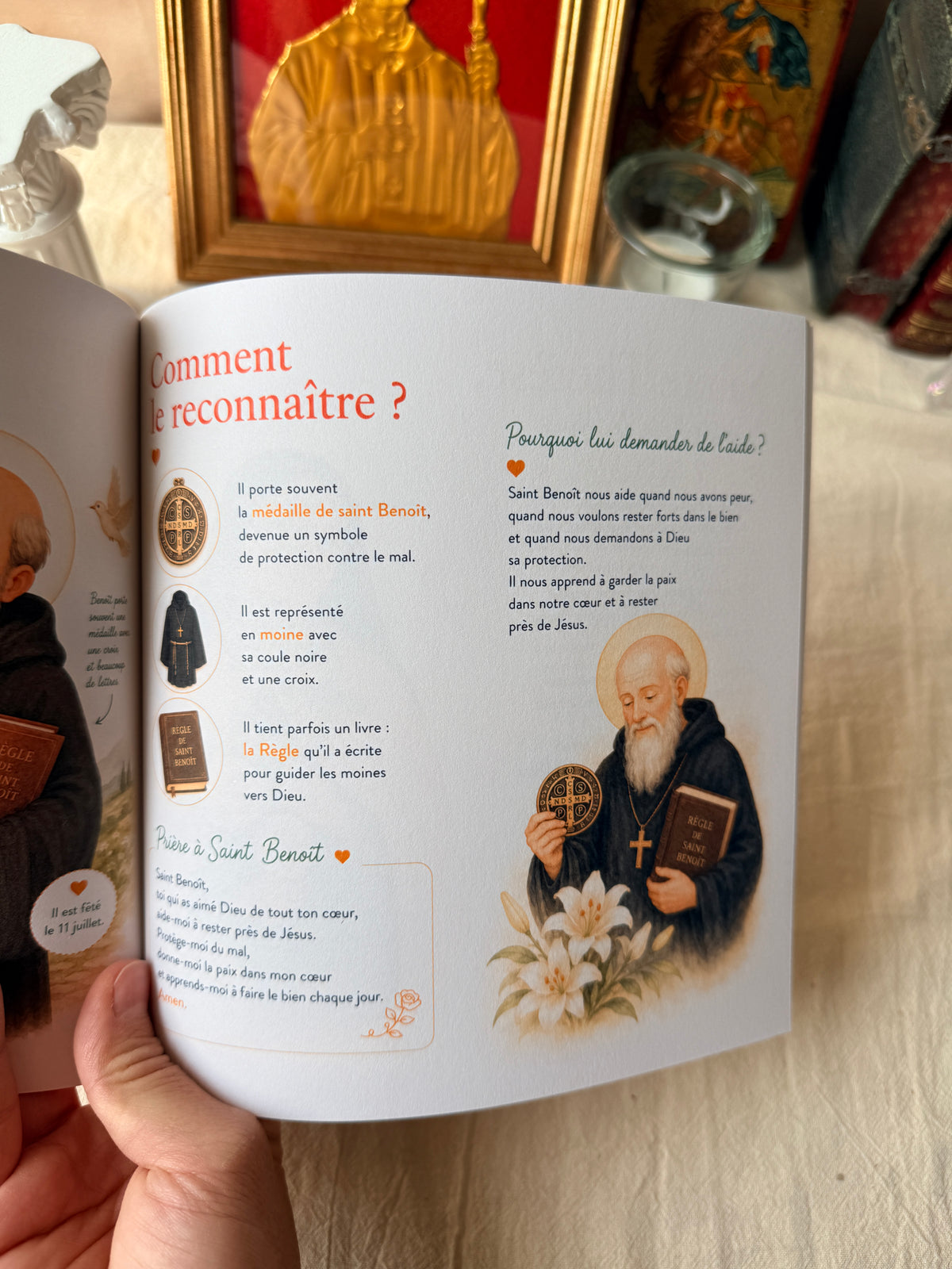 Je découvre les Saints — livre illustré pour les tout-petits
