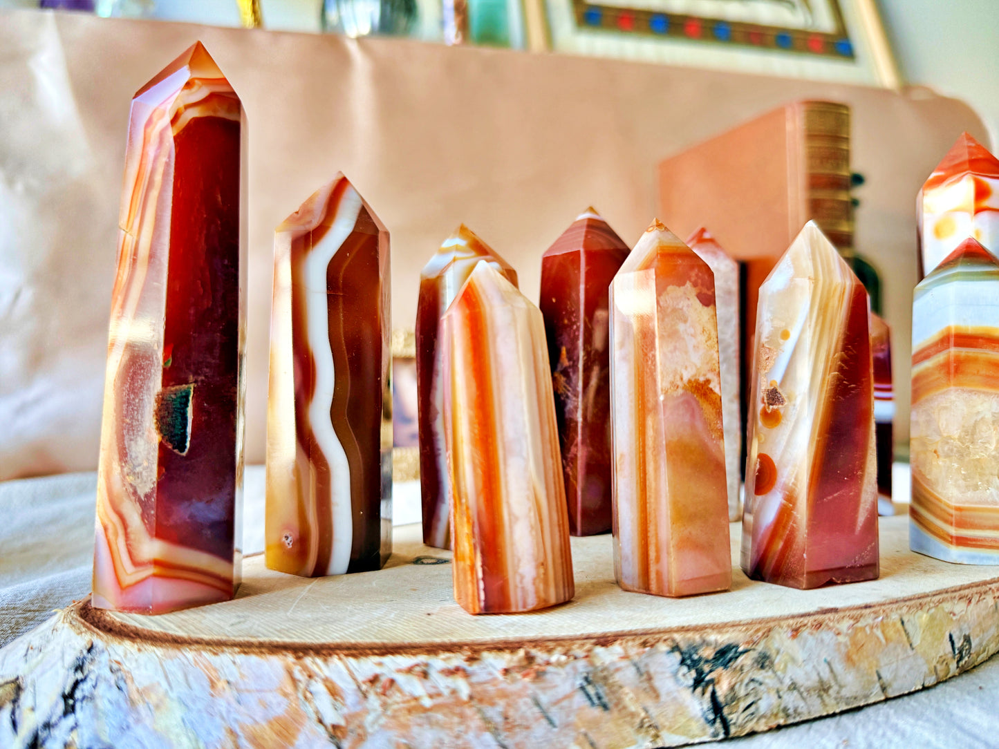 Pointe Agate Sardonyx naturelle