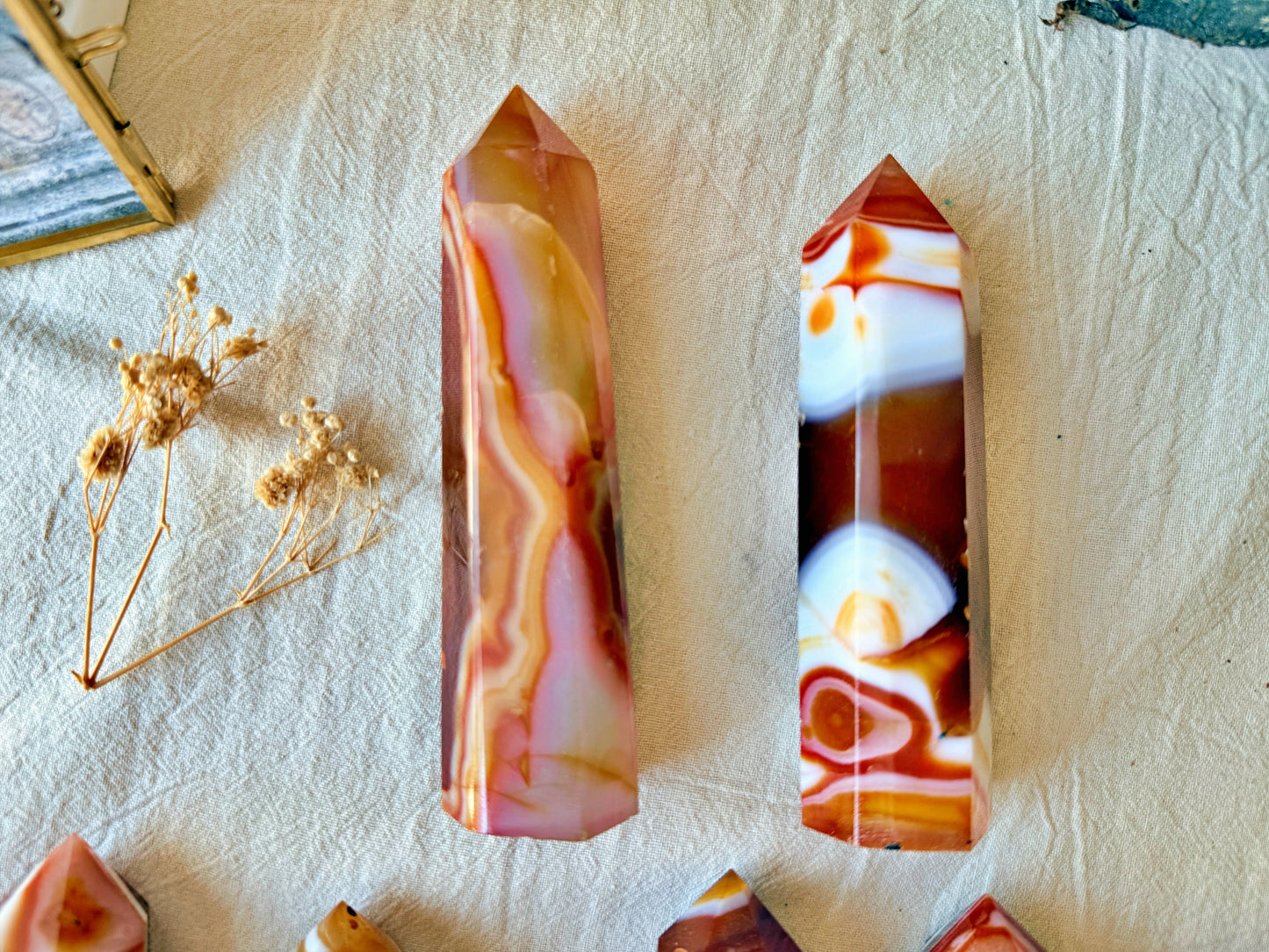 Pointe Agate Sardonyx naturelle
