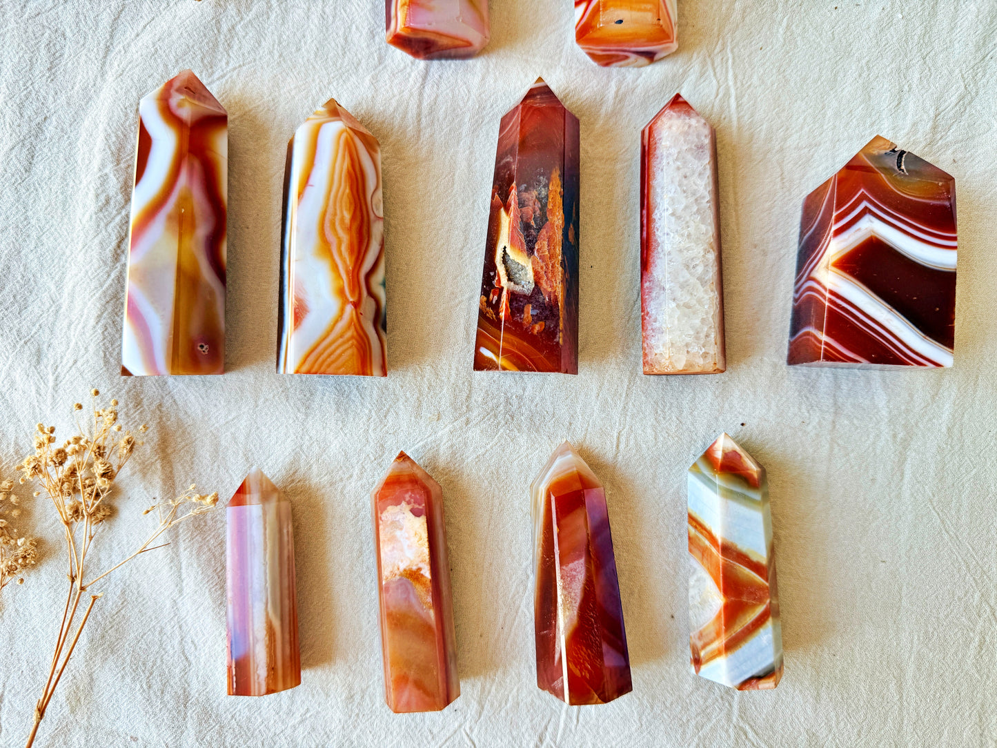 Pointe Agate Sardonyx naturelle