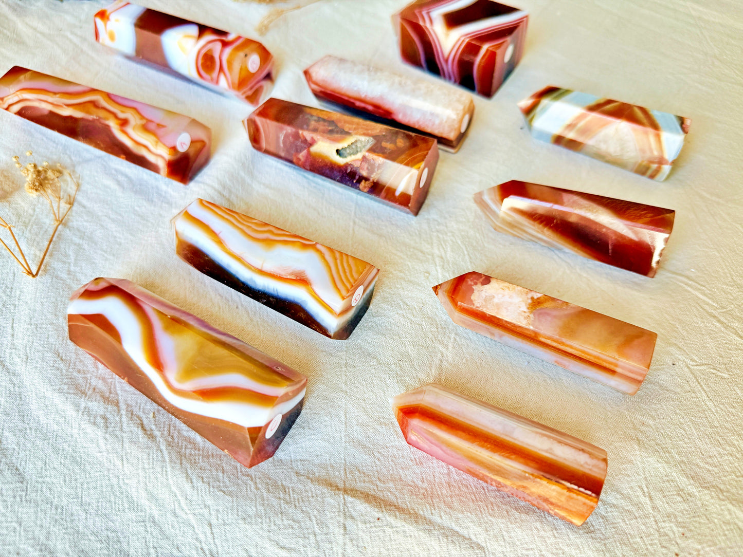 Pointe Agate Sardonyx naturelle