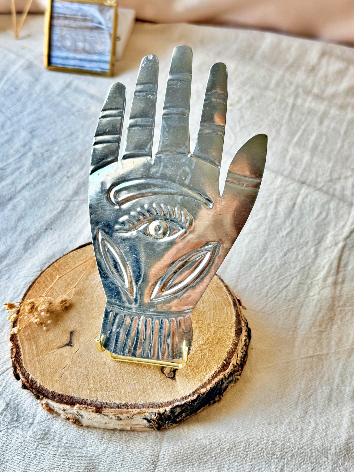 Main votive avec Œil de la Providence – Fabriquée au Mexique
