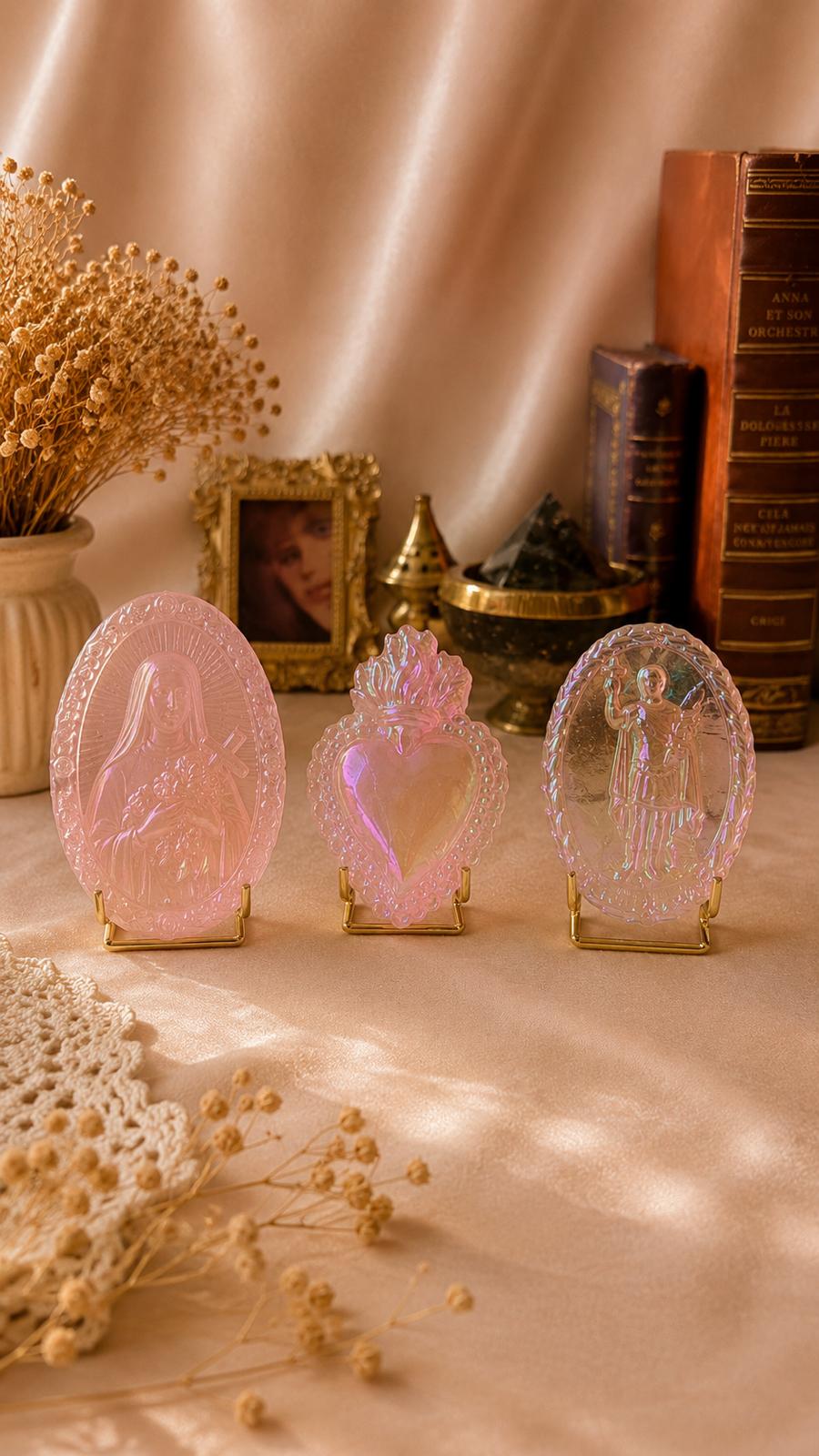 Précommande — Sainte Thérèse de Lisieux en Quartz Rose