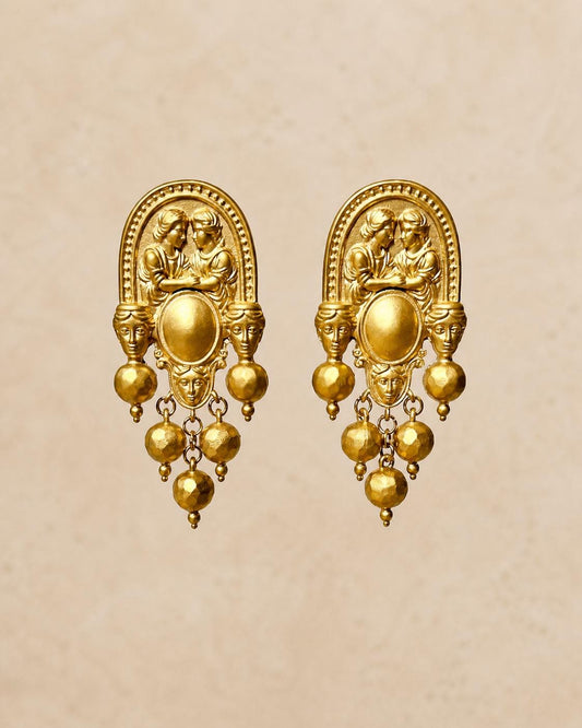 Boucles d’oreilles Hieros Gamos — Inspiration Pompéi