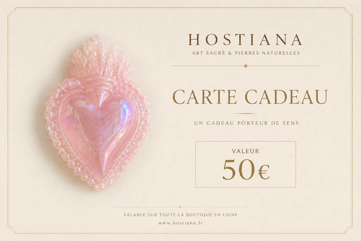 Carte-cadeau Hostiana