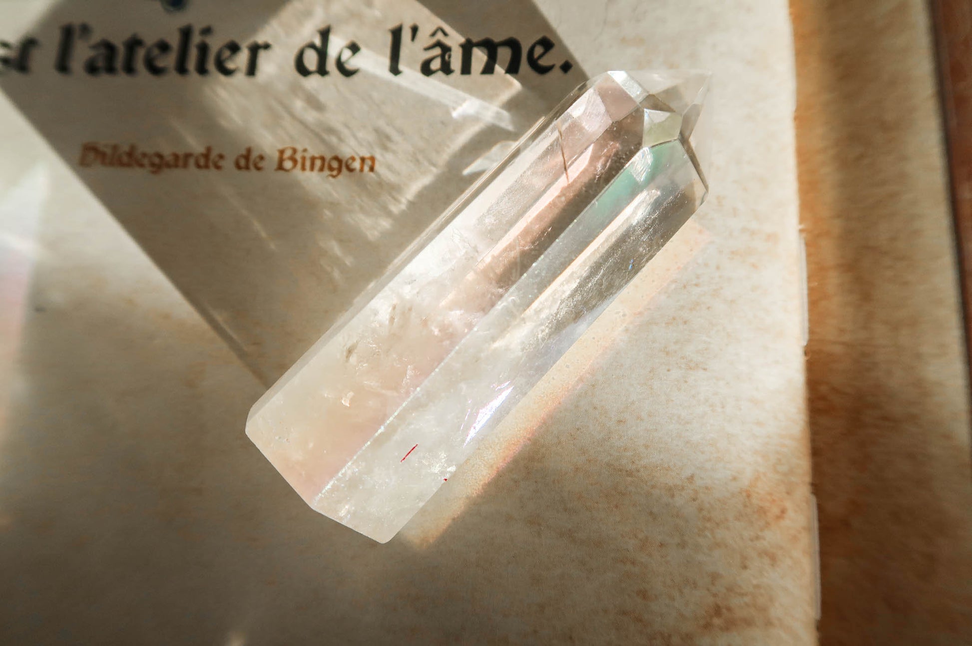 Pointe de Cristal d'Aura Opale