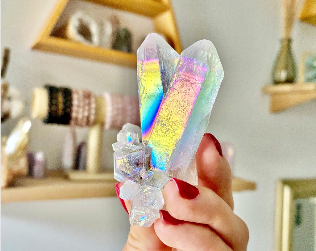 Brazilian Rock Crystal Cluster - Platinum Reinforcement