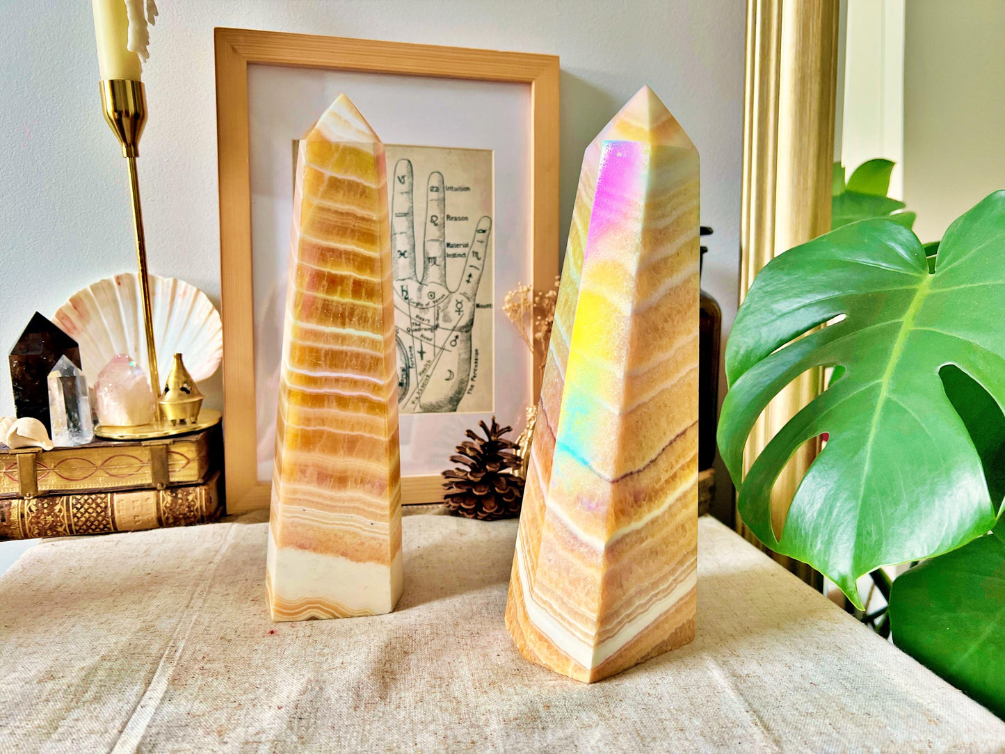 Pointe d’Agate Miel Aura Massive 2KG