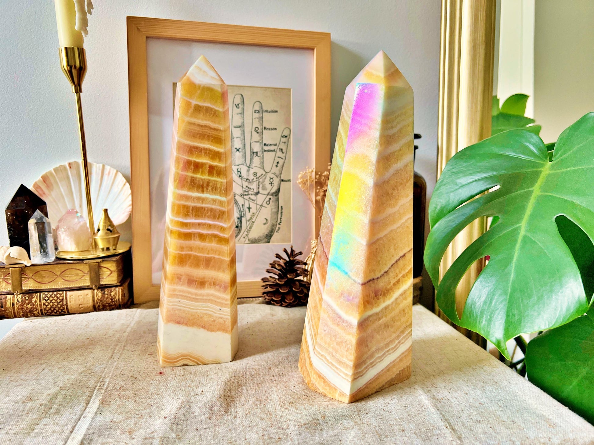 Pointe d’Agate Miel Aura Massive 2KG