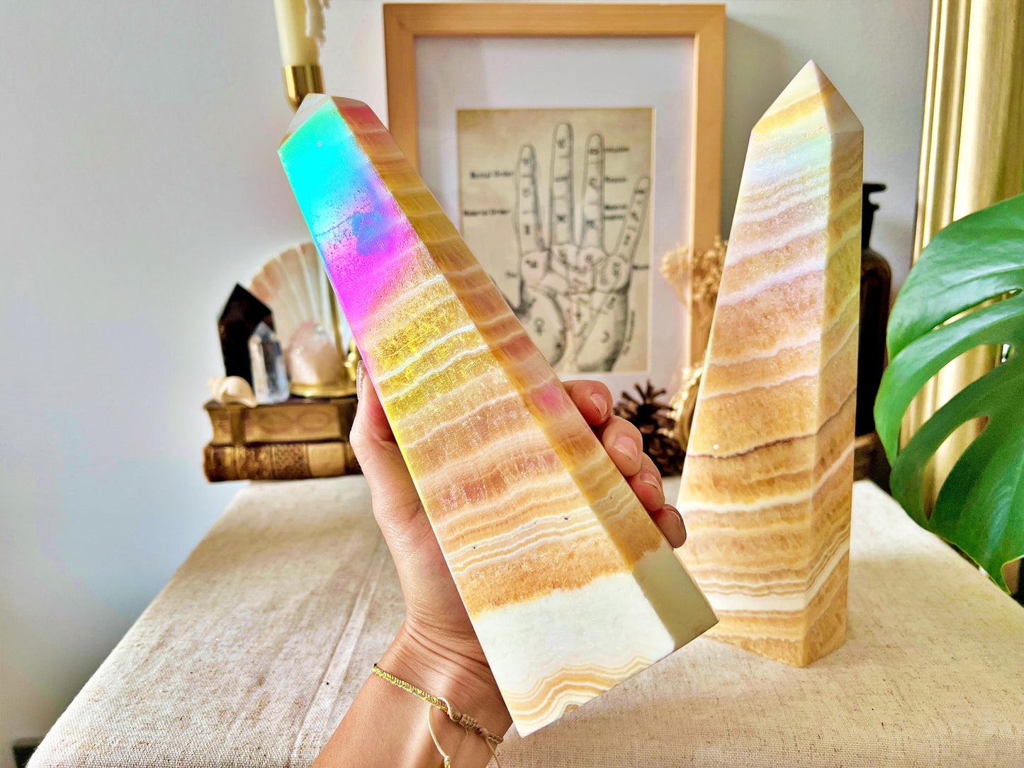 Pointe d’Agate Miel Aura Massive 2KG
