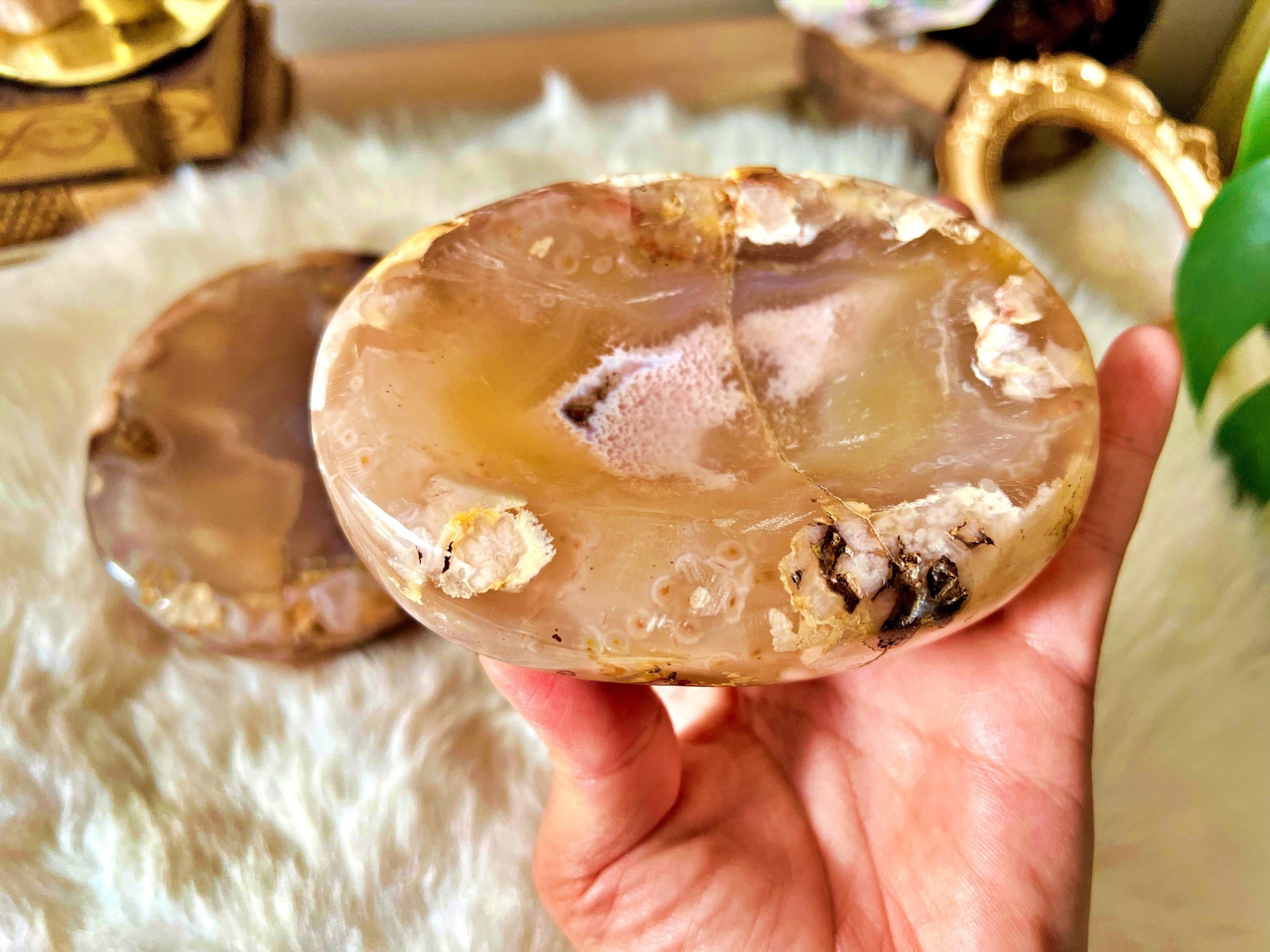 Bol en Agate Fleur de Cerisier - Qualité et Épaisseur
