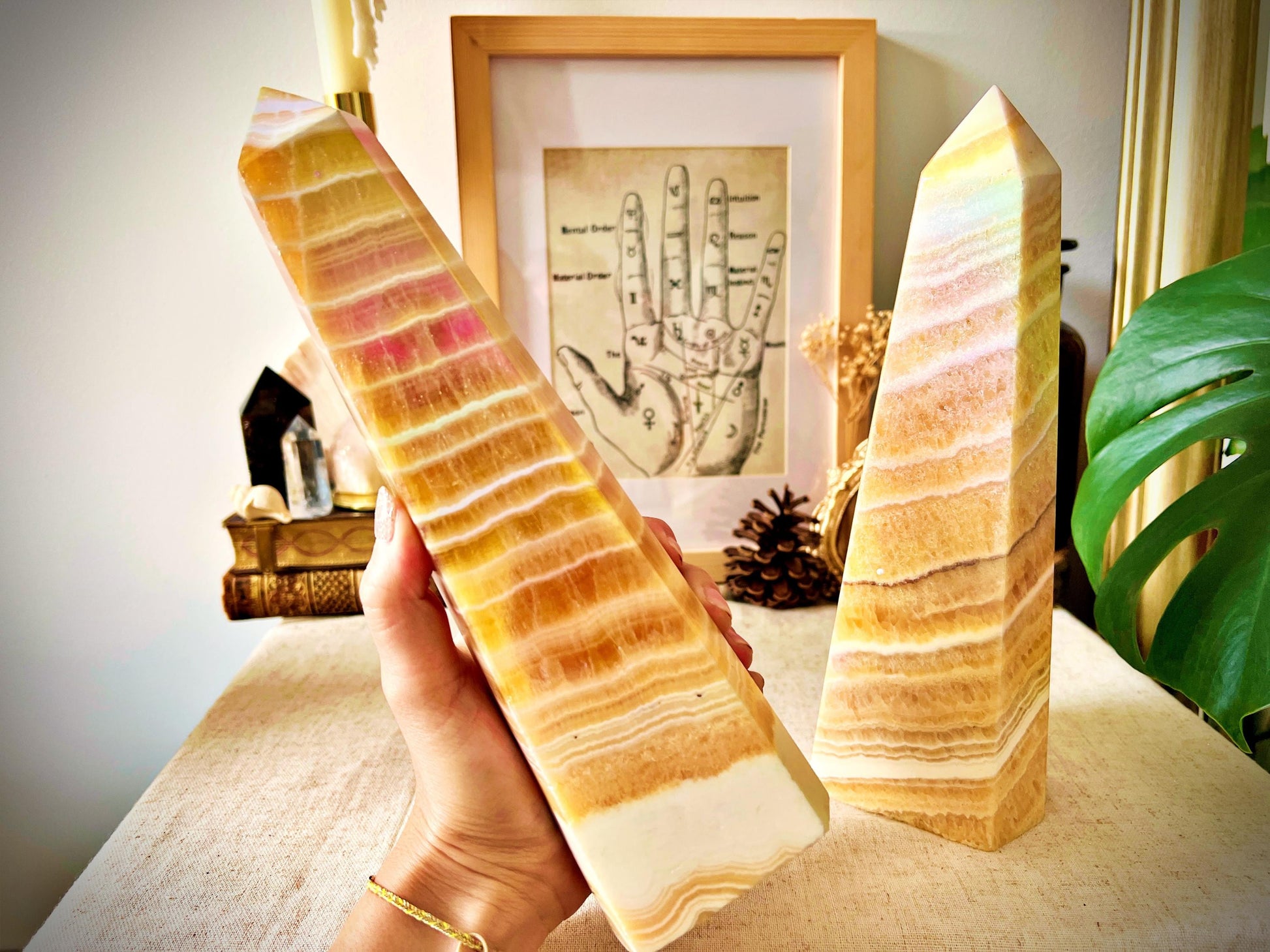 Pointe d’Agate Miel Aura Massive 2KG