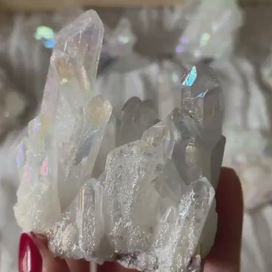 Brazilian Rock Crystal Cluster - Platinum Reinforcement